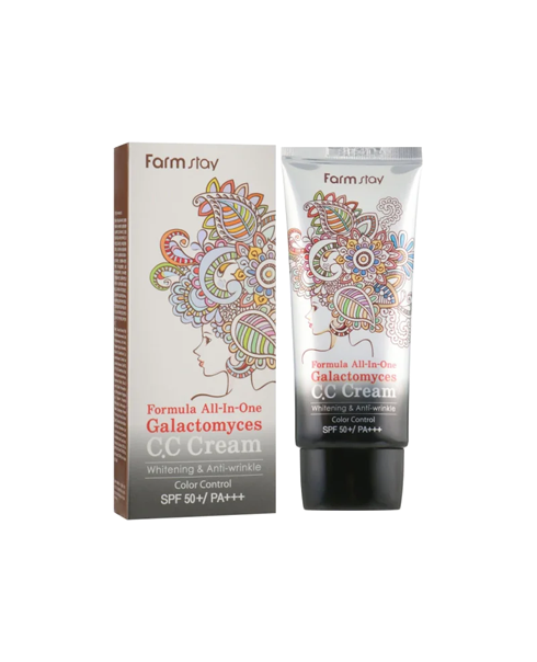Багатофункціональний СС крем Farm Stay Formula All-In One Galactomyces C.C Cream SPF50/PA+++