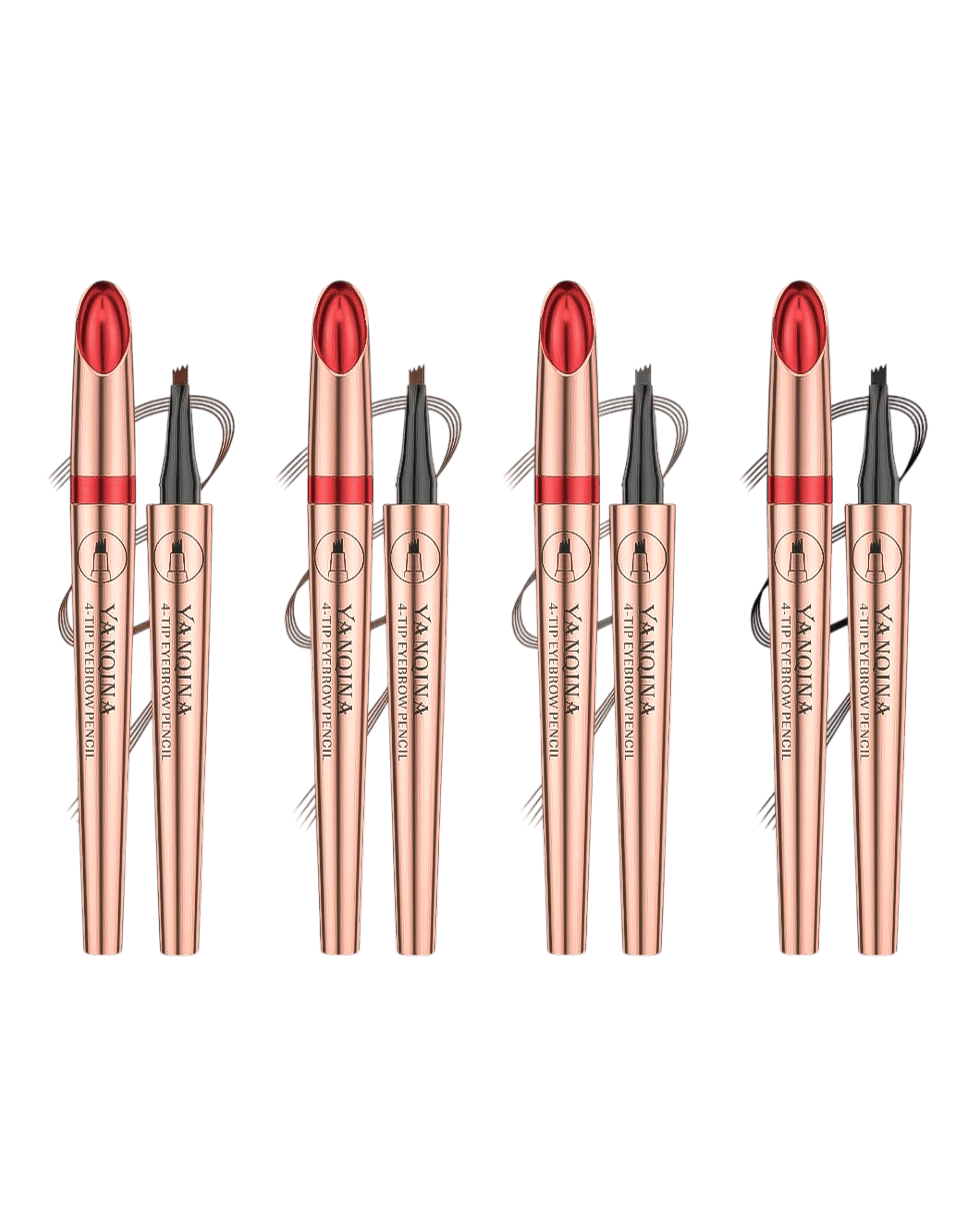 Маркер для бровей YANQINA 4-Tip Eyebrow Pencil