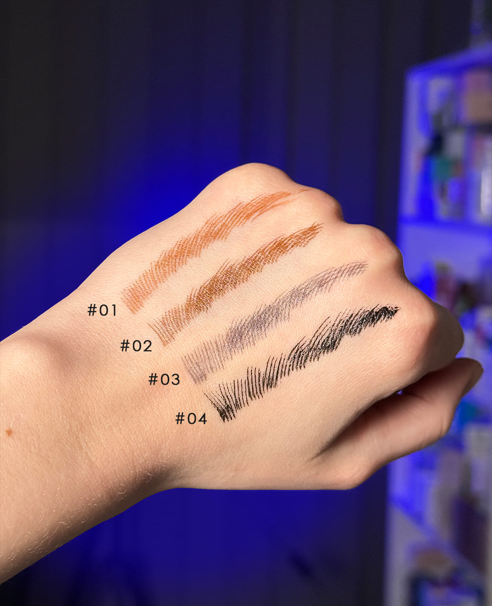 Маркер для брів YANQINA 4-Tip Eyebrow Pencil