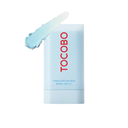 Сонцезахисний стік Tocobo Cotton Soft Sun Stick SPF50+ PA++++
