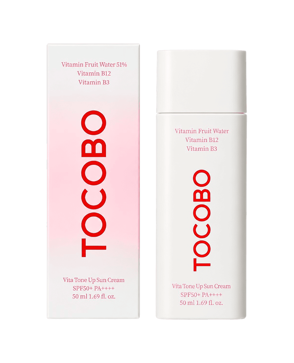 Солнцезащитный крем с эффектом коррекции тона Tocobo Vita Tone Up Sun Cream SPF50+ PA++++