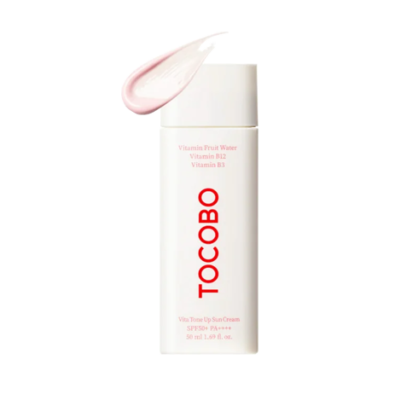 Сонцезахисний крем з ефектом корекції тону Tocobo Vita Tone Up Sun Cream SPF50+ PA++++