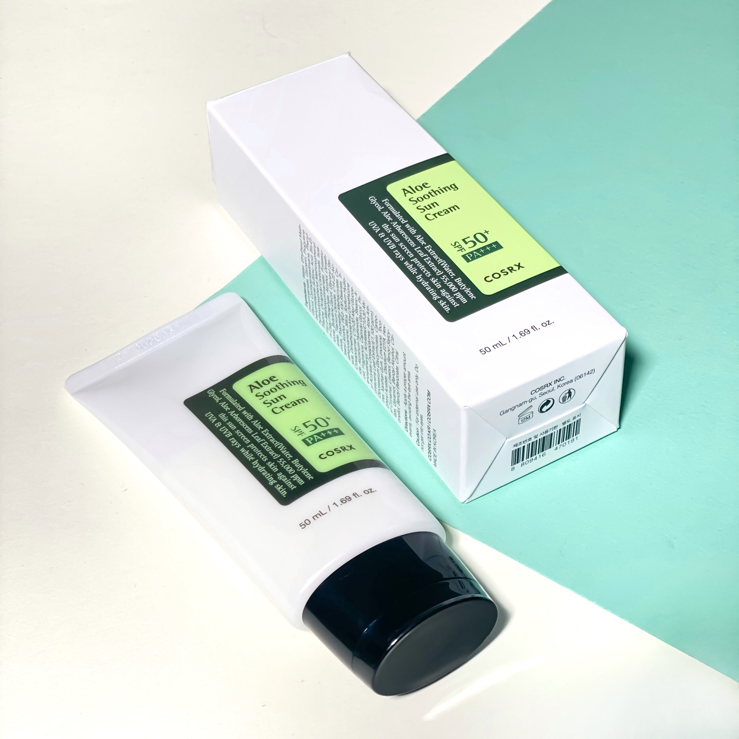 Сонцезахисний крем з алое COSRX Aloe Soothing Sun Cream SPF50+ PA+++