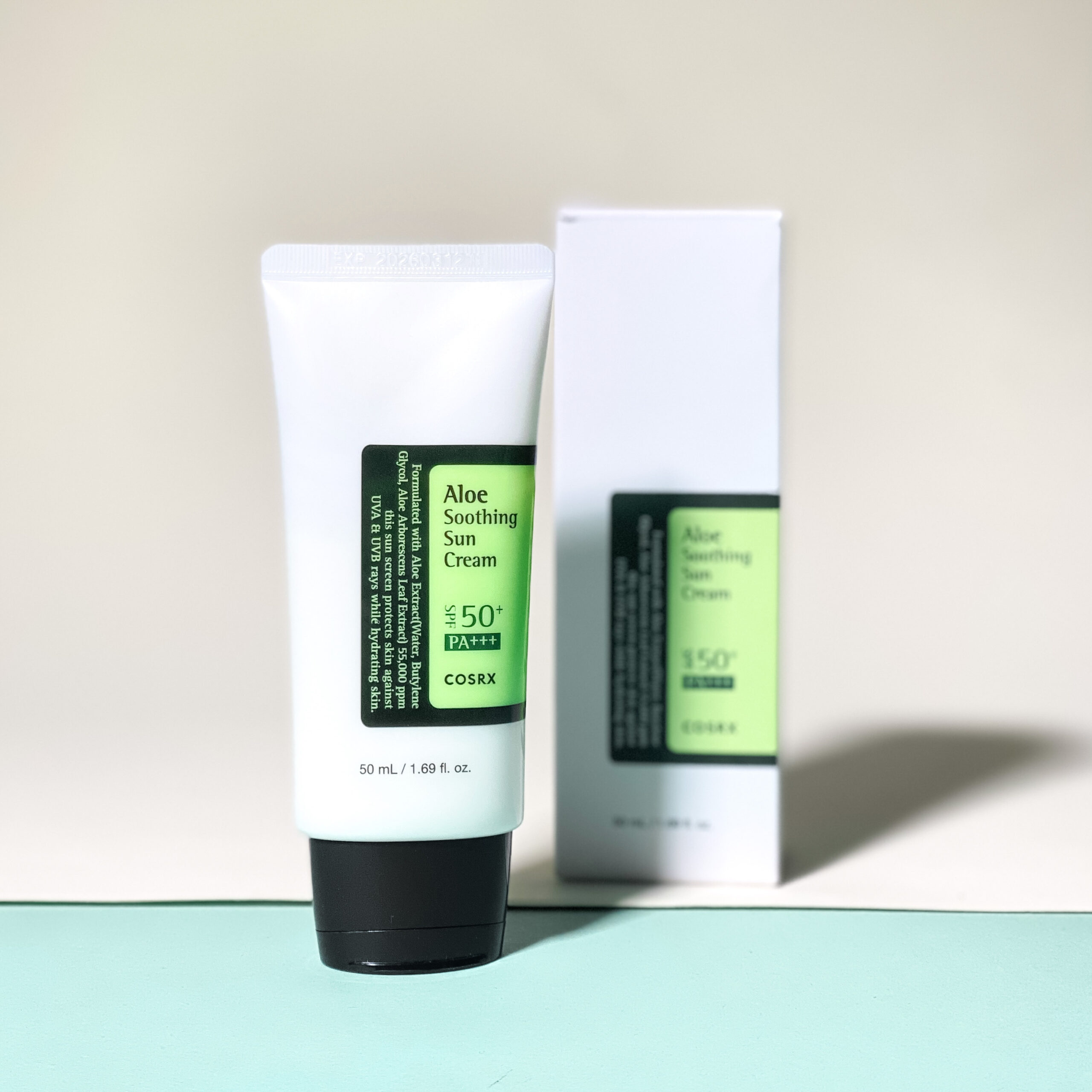 Сонцезахисний крем з алое COSRX Aloe Soothing Sun Cream SPF50+ PA+++