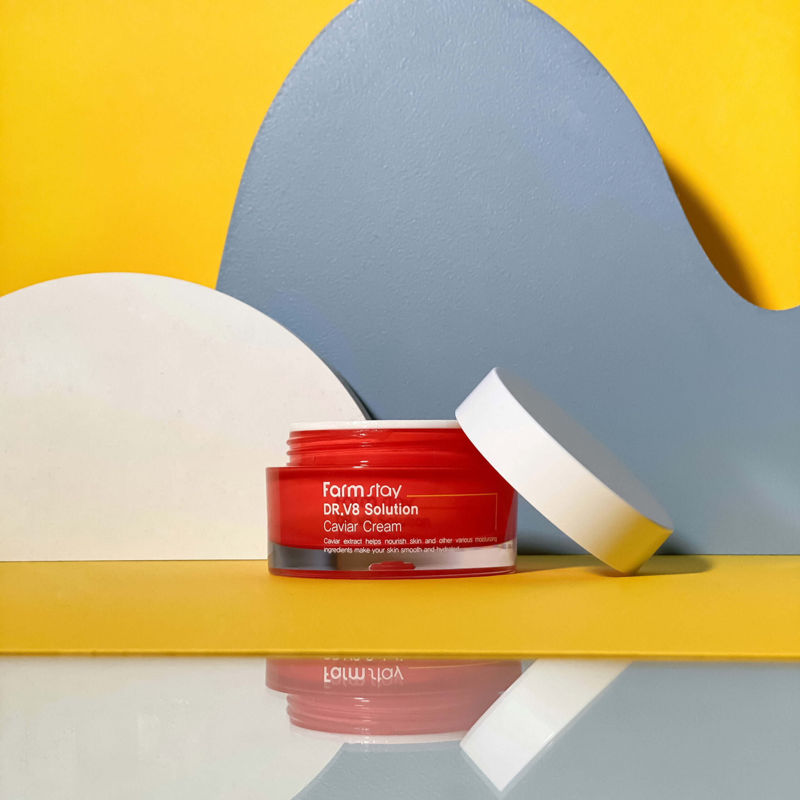 Крем для обличчя з екстрактом кав’яру Farm Stay DR.V8 Solution Caviar Cream