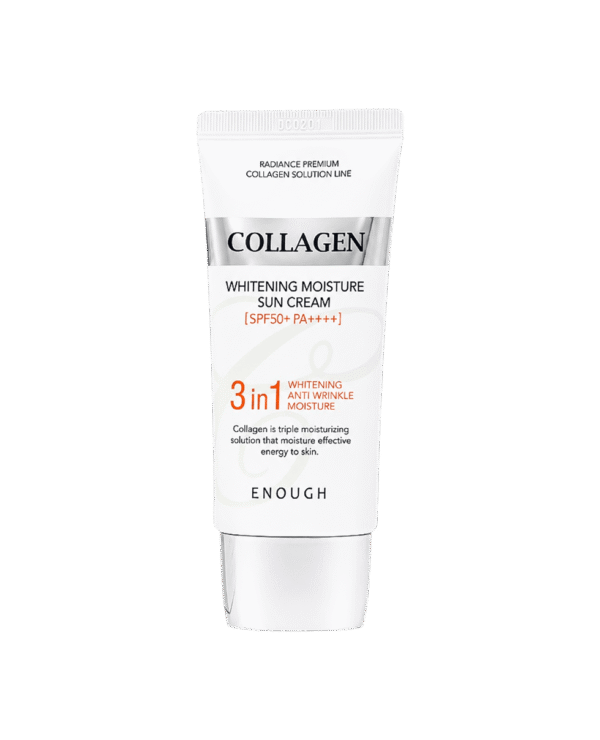 Сонцезахисний крем для обличчя з морським колагеном Enough Collagen Whitening Moisture Sun Cream SPF50+ PA++++