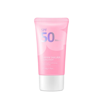 Сонцезахисний крем з екстрактом японської сакури LAIKOU Japan Sakura Sunscreen SPF50