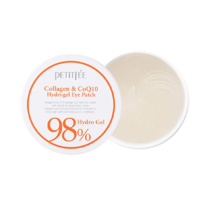 Гідрогелеві патчі з колагеном та коензимом Petitfee Collagen & CoQ98 Hydrogel Eye Patch