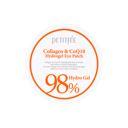 Гідрогелеві патчі з колагеном та коензимом Petitfee Collagen & CoQ98 Hydrogel Eye Patch