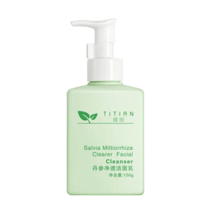 Молочко для очищения кожи и снятия макияжа с экстрактом шалфея Titian Salvia Miltiorrhiza Clearer Facial Cleanser