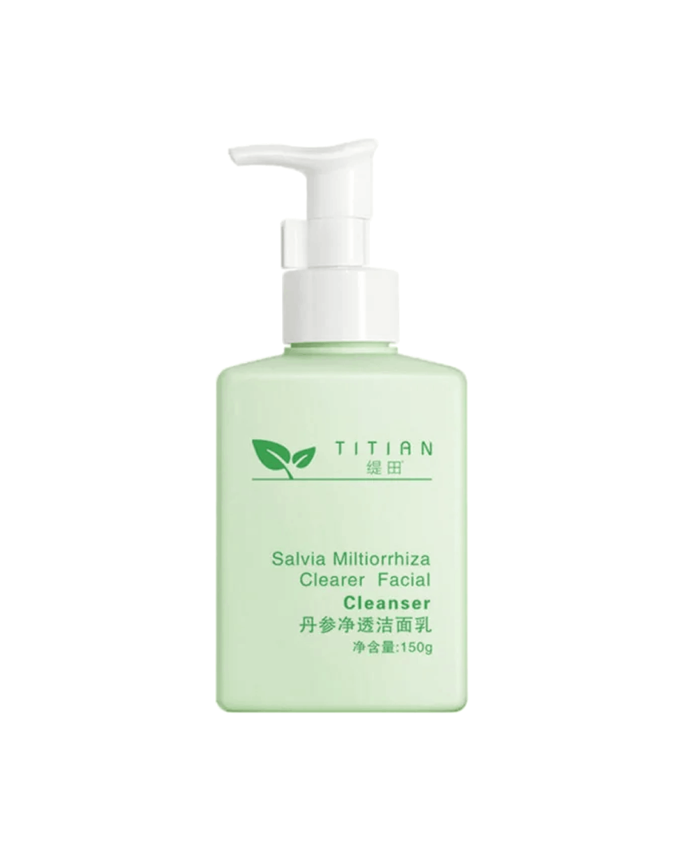 Молочко для очищения кожи и снятия макияжа с экстрактом шалфея Titian Salvia Miltiorrhiza Clearer Facial Cleanser