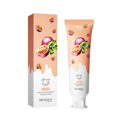Зубна паста зі смаком маракуйї Bioaqua Passion Fruit Bubble Soda Toothpaste (для глибокого очищення)