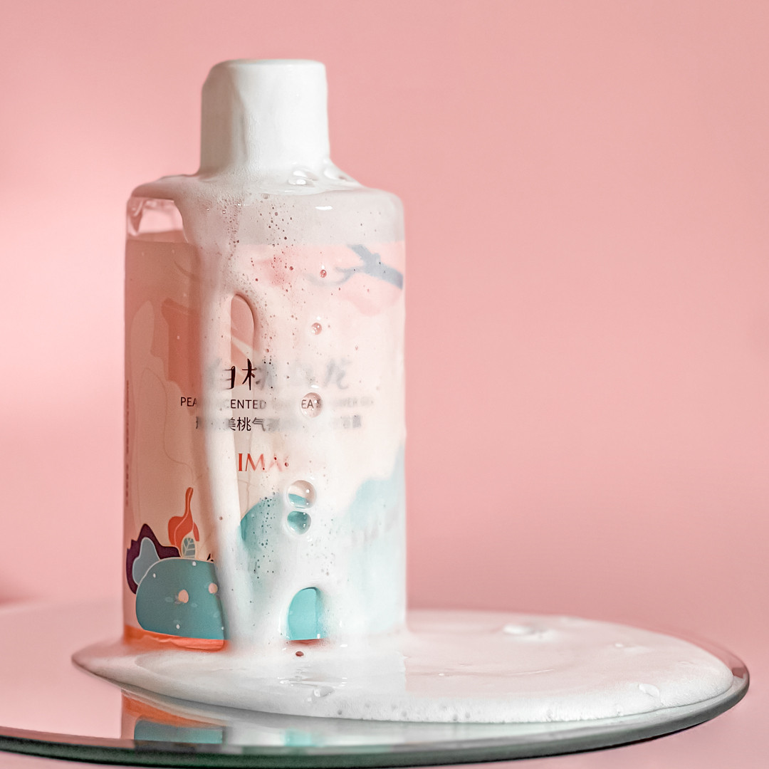 Гель для душу з ароматом персику Hymey`s White Peach Tea Tea Fragrance Shower Gel
