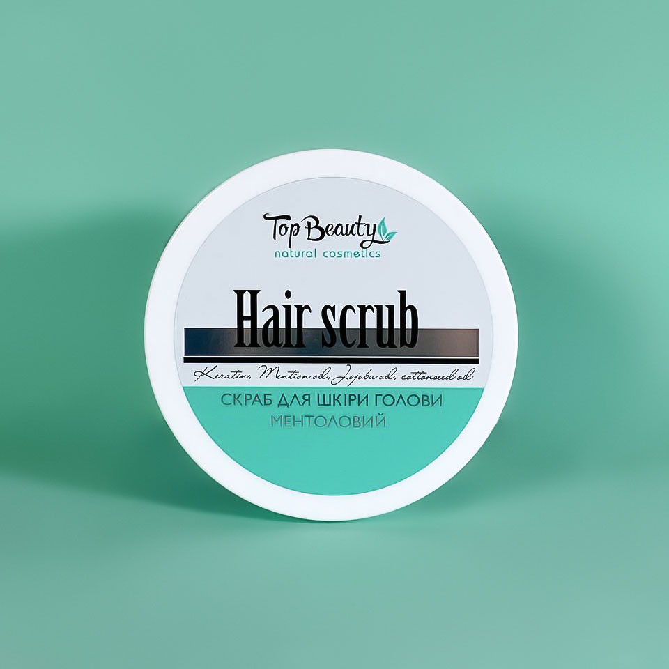 Скраб для шкіри голови ментоловий Top Beauty Hair Scrub