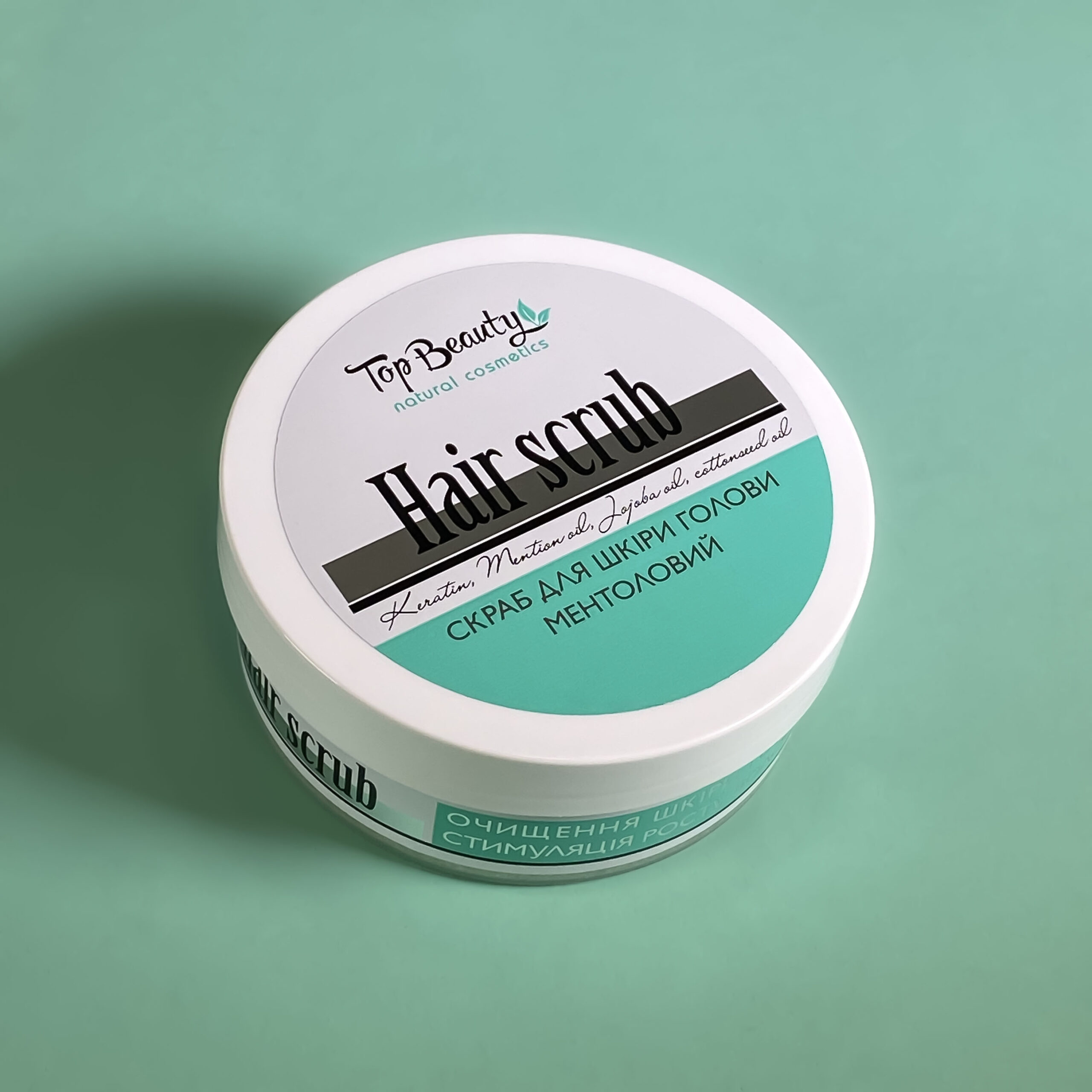 Скраб для шкіри голови ментоловий Top Beauty Hair Scrub