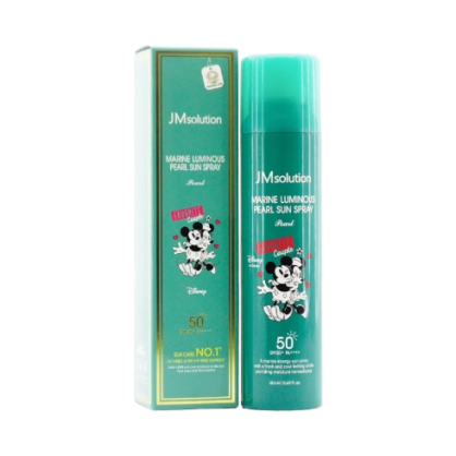 Сонцезахисний спрей з екстрактом перлів JMsolution Marine Luminous Pearl Sun Spray X Disney Couple Favorite SPF50+ PA+++