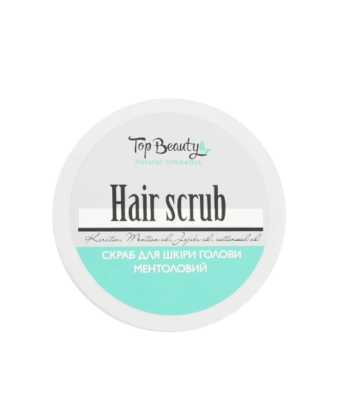 Скраб для шкіри голови ментоловий Top Beauty Hair Scrub