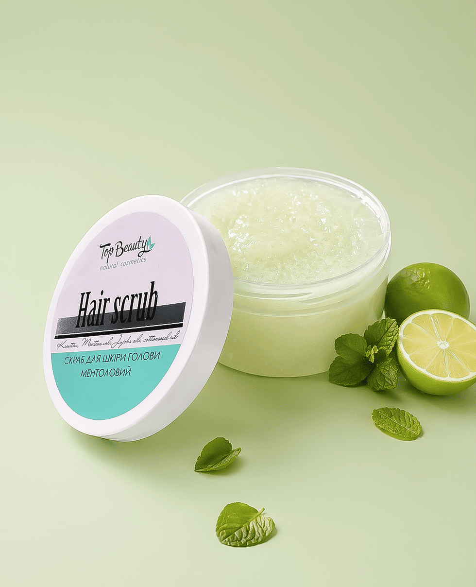 Скраб для шкіри голови ментоловий Top Beauty Hair Scrub