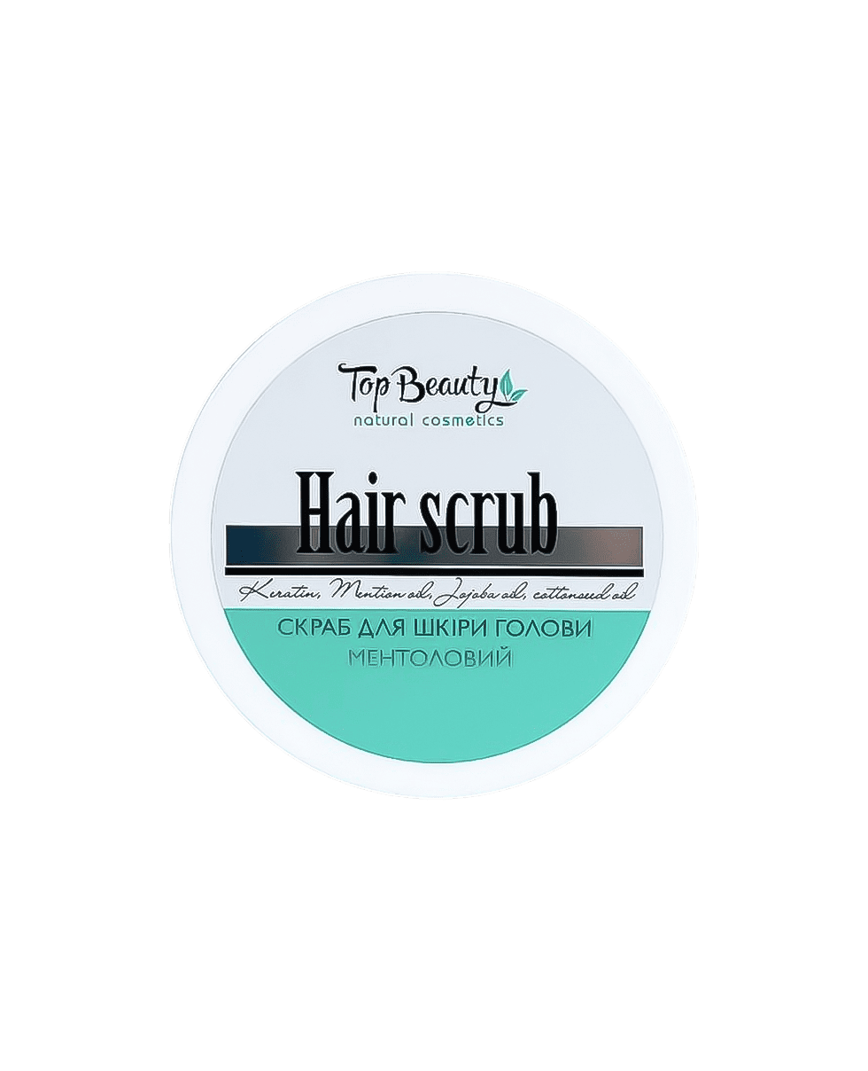 Скраб для шкіри голови ментоловий Top Beauty Hair Scrub