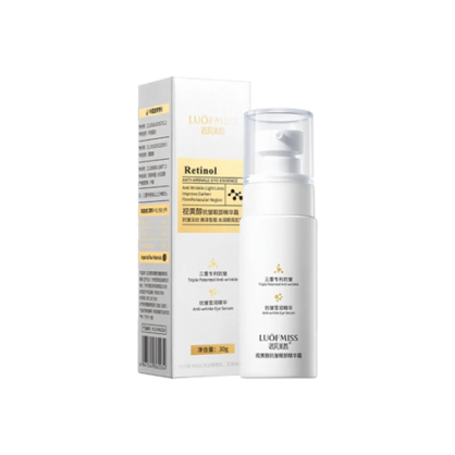 Кремова сироватка навколо очей з ретинолом від зморшок Luofmiss Retinol Anti-Wrinkle Eye Essence