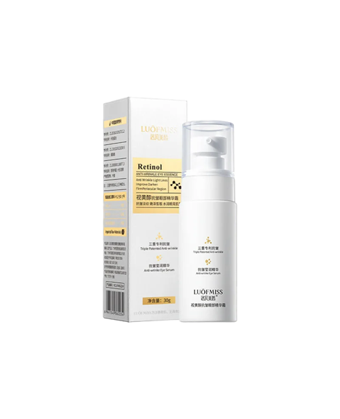 Кремовая сыворотка вокруг глаз с ретинолом от морщин Luofmiss Retinol Anti-Wrinkle Eye Essence