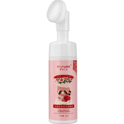 Пенка для умывания с розой SERSAN LOVE Rose Amino Acid Cleanser Mousse