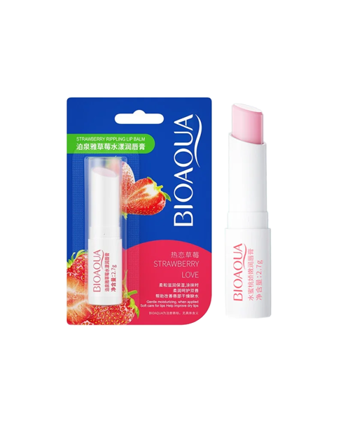 Бальзам для губ с клубникой Bioaqua Strawberry Rippling Lip Balm