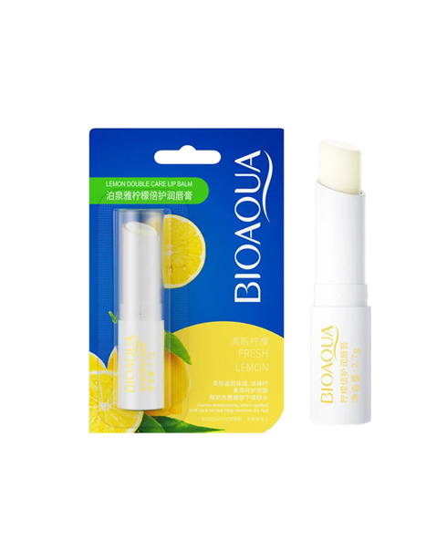 Бальзам для губ з лимоном Bioaqua Lemon Double Care Lip Balm