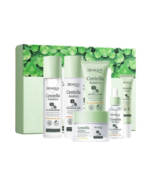 Подарунковий набір з центелою азіатською Bioaqua Centella Asiatica Soothing Repair Six-piece Suit