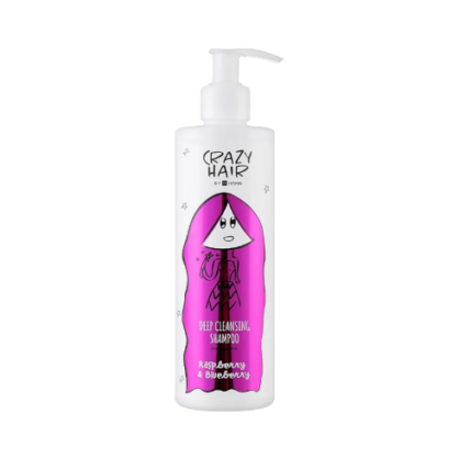 Шампунь для глибокого очищення з малиною та чорницею HISKIN Crazy Hair Scalp Balance Raspberry And Blueberry