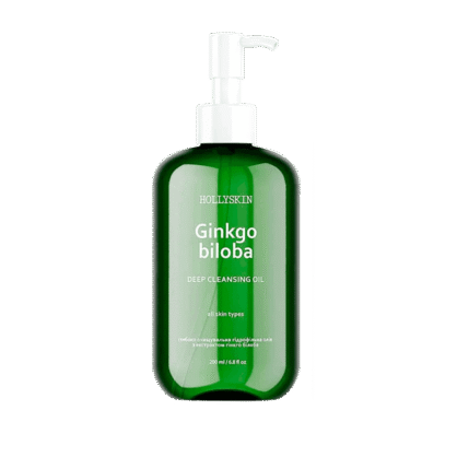 Гидрофильное масло с экстрактом гинкго билоба HOLLYSKIN Ginkgo Biloba Deep Cleansing Oil