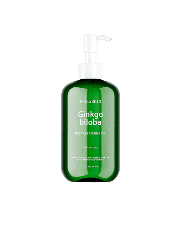 Гидрофильное масло с экстрактом гинкго билоба HOLLYSKIN Ginkgo
