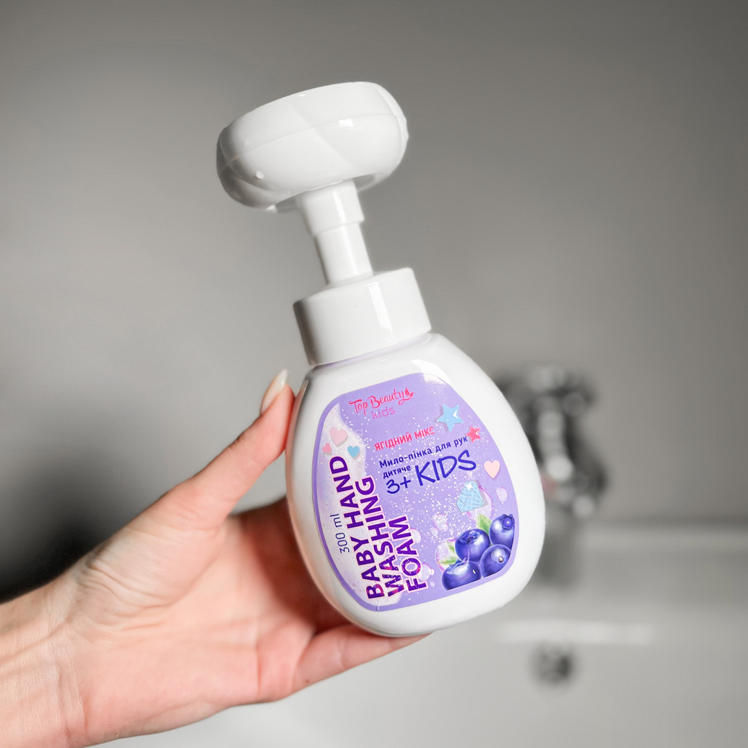 Мило-пінка для рук ягідний мікс Top Beauty Baby Hand Washing Foam Mix Berry