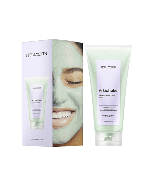 Охолоджувальна ліфтинг маска від набряків HOLLYSKIN Artichoke. Skin Perfecting Mask