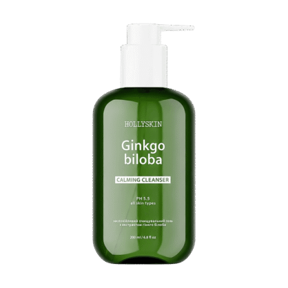 Заспокійливий гель для вмивання з екстрактом гінкго білоба HOLLYSKIN Ginkgo Biloba Calming Cleanser