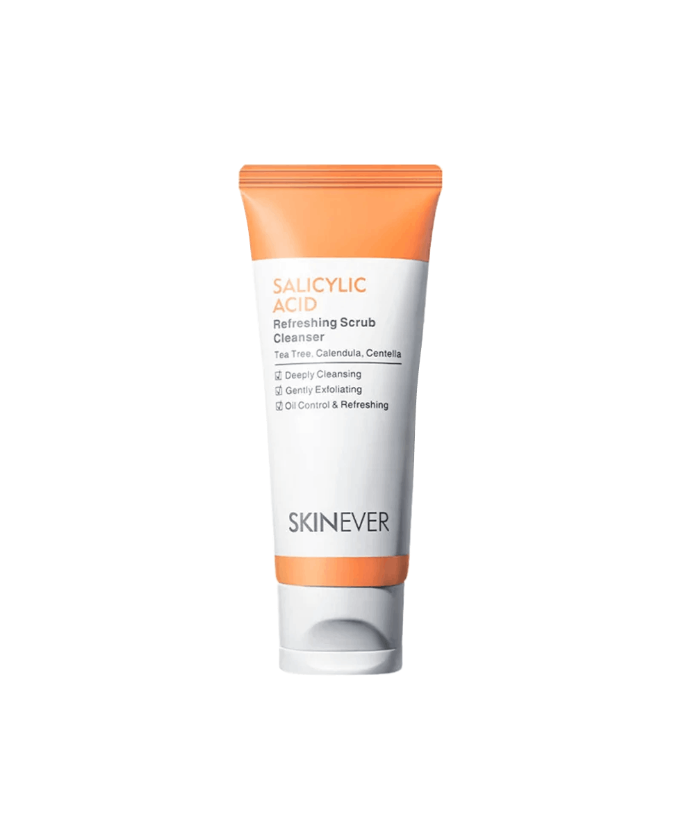 Пінка для вмивання із саліциловою кислотою  SKINEVER Salicylic Acid Refreshing Scrub Cleanser