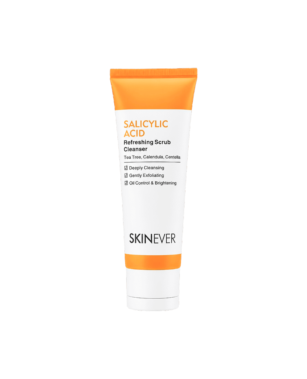 Пінка для вмивання із саліциловою кислотою  SKINEVER Salicylic Acid Refreshing Scrub Cleanser