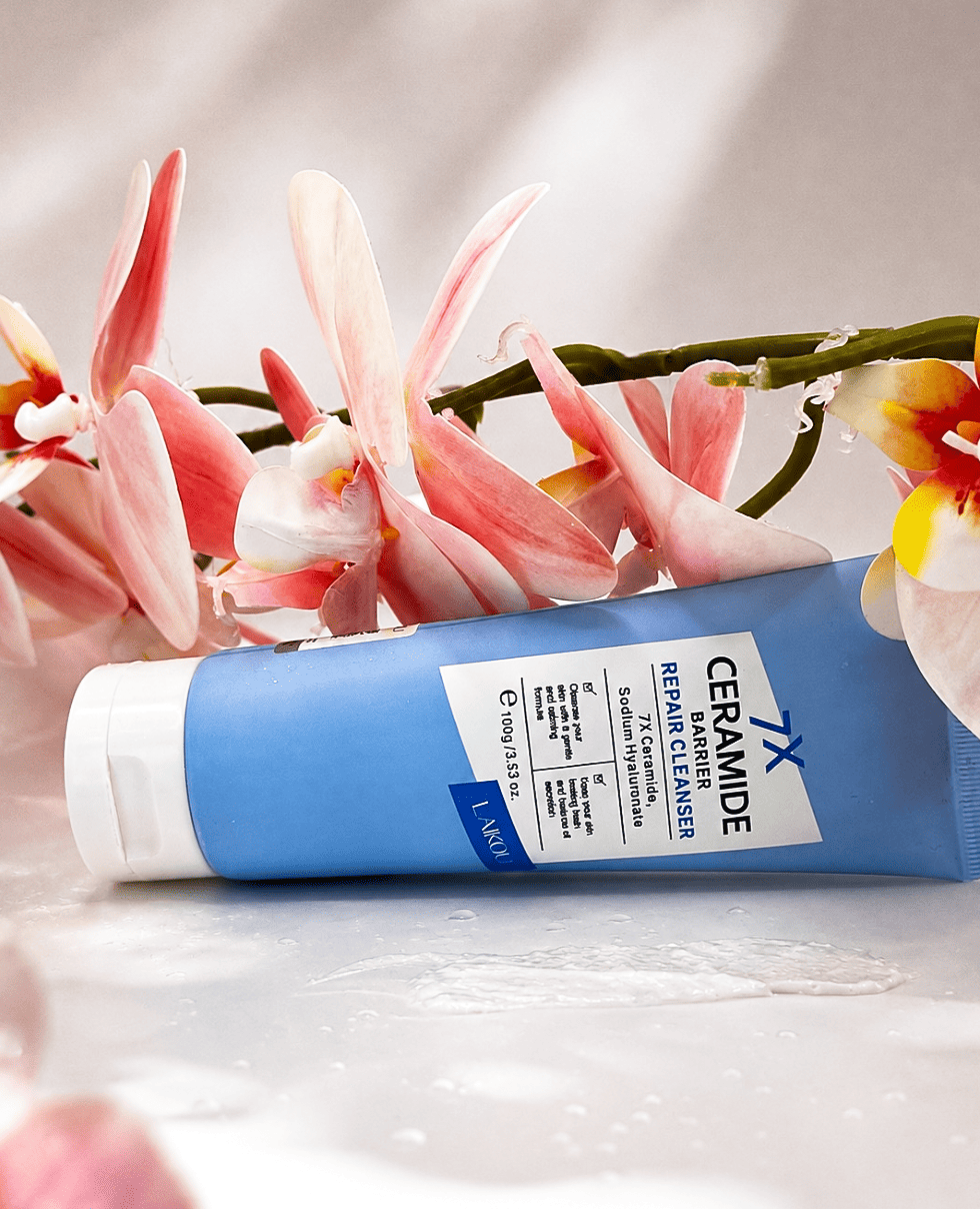 Пінка для вмивання з керамідами  LAIKOU 7х Ceramide Barrier Repair Cleanser