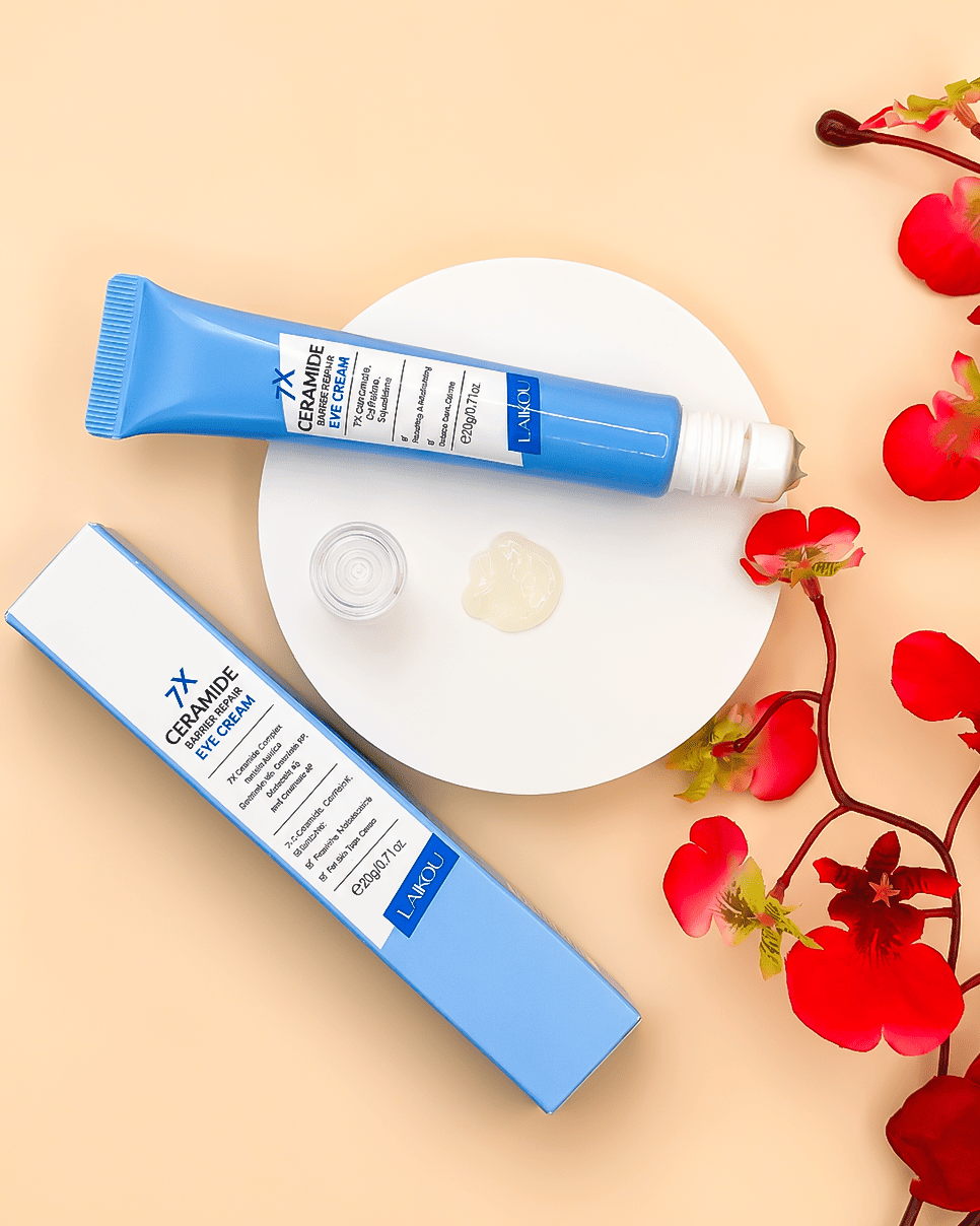 Крем-ролер навколо очей з керамідами LAIKOU 7x Ceramide Barrier Repair Eye Cream