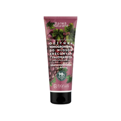 Кондиционер для вьющихся волос с ароматом винограда Barwa Cosmetics Grape Conditioner Curl Defining