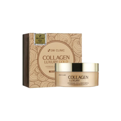 Гидрогелевые патчи с коллагеном и золотом 3W Clinic Collagen Luxury Gold Hydrogel Eye & Spot Patch