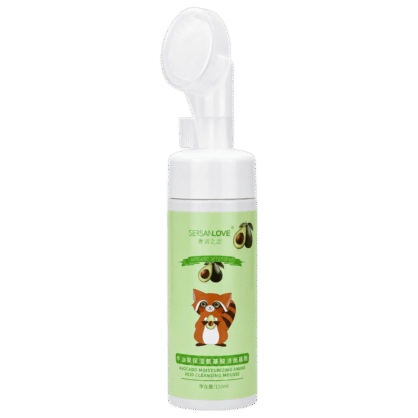 Пенка для умывания с авокадо с насадкой-щеточкой SERSAN LOVE Avocado Moisturizing Amino Acid