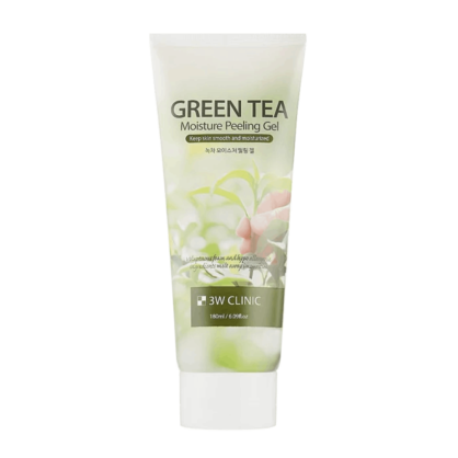 Пілінг-скатка із зеленим чаєм 3W Clinic Green Tea Moisture Peeling Gel