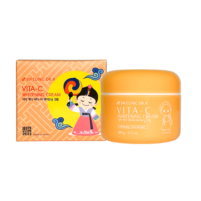 Крем для лица с витамином C 3W Clinic Vita-C Whitening Cream