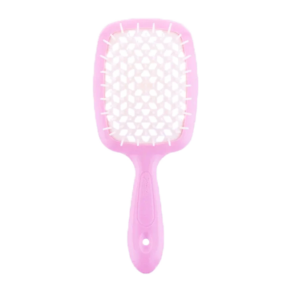 Расческа розово-белая для легкого расчесывания волос Janeke Superbrush