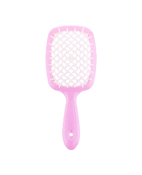 Расческа розово-белая для легкого расчесывания волос Janeke Superbrush