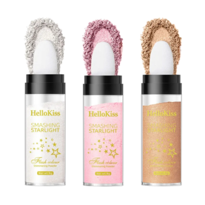 Шимер для обличчя та тіла Hellokiss Smashing Starlight Shimmering Powder