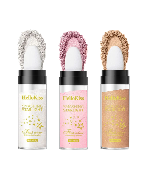 Шимер для обличчя та тіла Hellokiss Smashing Starlight Shimmering Powder
