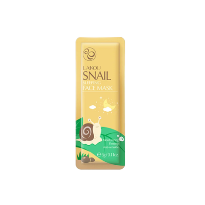 Нічна маска з муцином равлика Laikou Snail Sleeping Face Mask