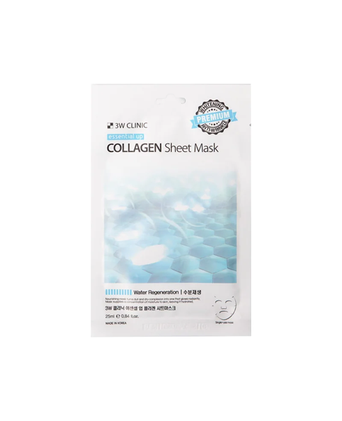 Тканевая маска с коллагеном 3W Clinic Collagen Sheet Mask